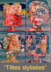 tetes stylisees